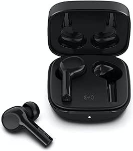 Belkin Wireless Earbuds, SoundForm Freedom True Wireless Bluetooth Earphones with Wireless Charging Case IPX5 Certified Sweat and Water Resistant with Deep Bass for iPhones and Androids - Black