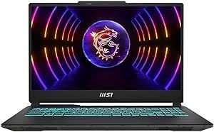 MSI 2023 Cyborg 15.6 inch 144HZ FHD Gaming Laptop, 13th Gen Intel Core i7-13620H, NVIDIA GeForce RTX 4050, 32GB DDR5, 1TB NVMe, Wi-Fi6, Backlit Keyboard, Win11, Z&O Accessory, Black