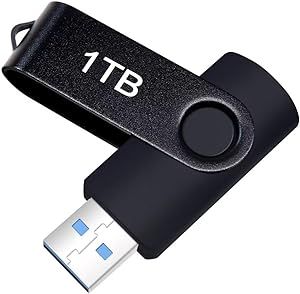USB Flash Drive 1TB, Ultra Large Capacity USB Drive 1TB, High Speed Memory Stick 1TB for Computer, USB Large Storage Flash Drive 1TB, 1 Terabyte Portable Thumb Drive: Jump Drive 1000GB with Keychain