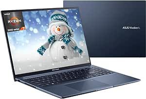 ASUS Vivobook 16 Laptop 2023 Newest, 16 inch Display, AMD Ryzen 7 5800HS Processor Up to 4.4 GHz (Beat i7-1195G7), 16GB RAM, 1TB SSD, WiFi 6, Chiclet Keyboard, Thin & Light, Windows 11 Home