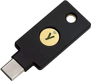 Yubico - YubiKey 5C NFC - Two-Factor authentication (2FA) Security Key, Connect via USB-C or NFC, FIDO Certified - Protect Your Online Accounts