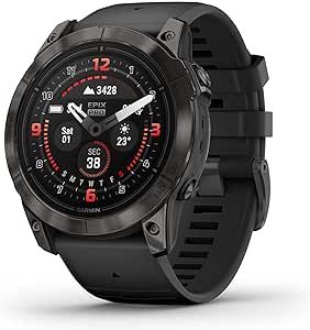 Garmin epix Pro (Gen 2) Sapphire Edition, 51mm, High Performance Smartwatch, Advanced Training Technology, Built-in Flashlight, Black