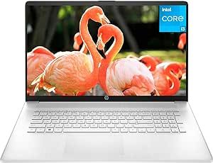 HP 2023 Newest 17.3" Flagship HD+ Business Laptop, Intel Core i3-1125G4(Beat i5-1035G4), 16GB DDR4 RAM, 1TB SSD, Intel UHD Graphics, Bluetooth, HDMI, Anti-Glare, Webcam, Windows 11 Home in S Mode
